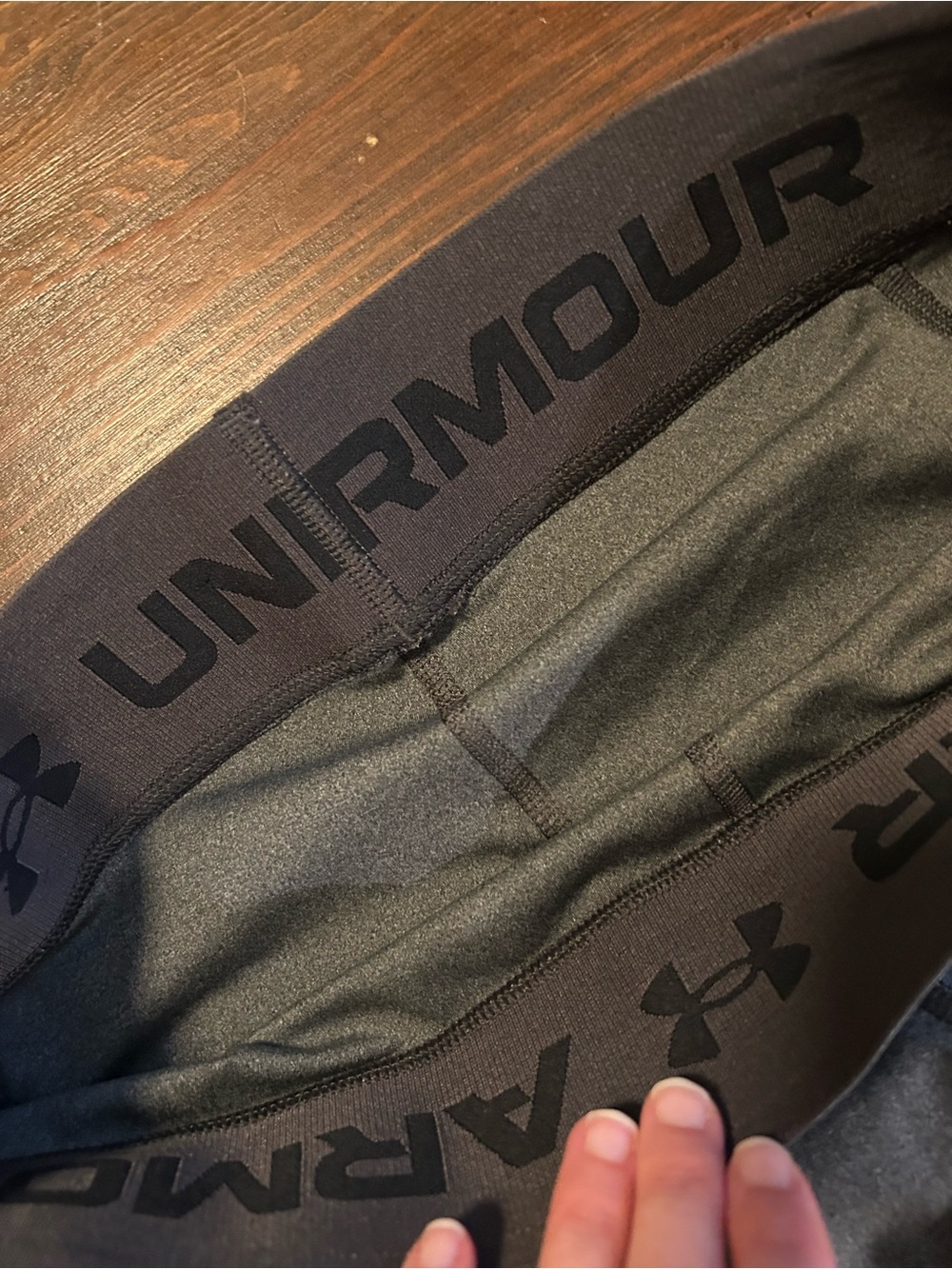 Under Armour Gray Compression Bike Shorts Women’s Medium 3” inseam - Picture 2 of 3
